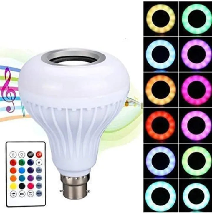 Colour Changing LED Bulb with Bluetooth Speaker & Remote @ Just Rs.599/-