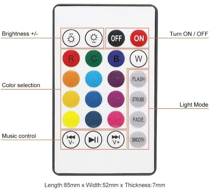 Colour Changing LED Bulb with Bluetooth Speaker & Remote @ Just Rs.599/-