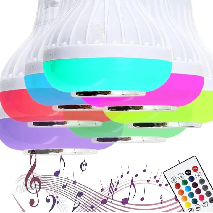 Colour Changing LED Bulb with Bluetooth Speaker & Remote @ Just Rs.599/-