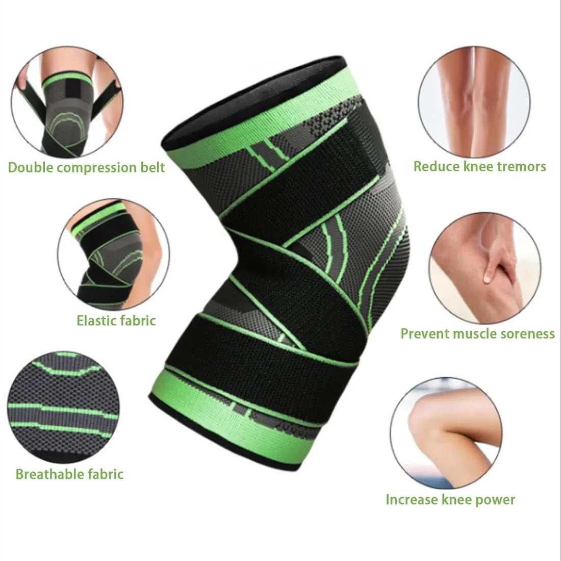 Compression Knee Support - Buy One Get One Free @ Just Rs.499/-