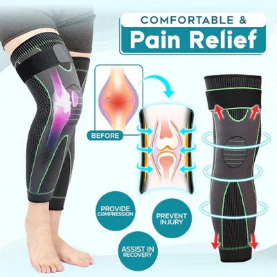 Pain Relief Compression knee And Calf Support _ Buy One Get One Free @ Just Rs.499/-